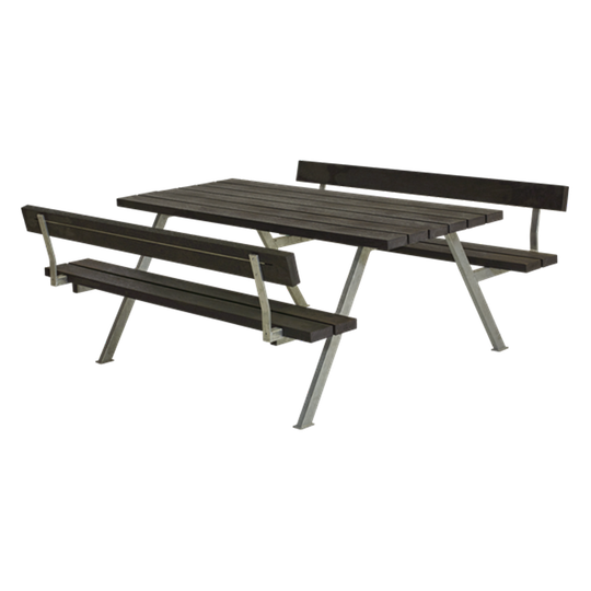 BÄNKBORD ALPHA 177 RETEX 2 RYGGSTÖD PLUS