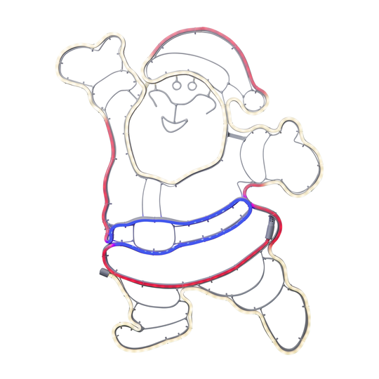 Utomhusdekoration Siluett Tomte Star Trading