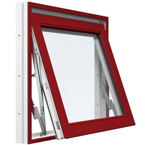 Energi Aluminium Vridfönster Röd, 10, 11