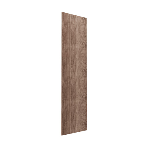 Avslutssida Atlanta garderob 216 cm, Mörk rustik ek