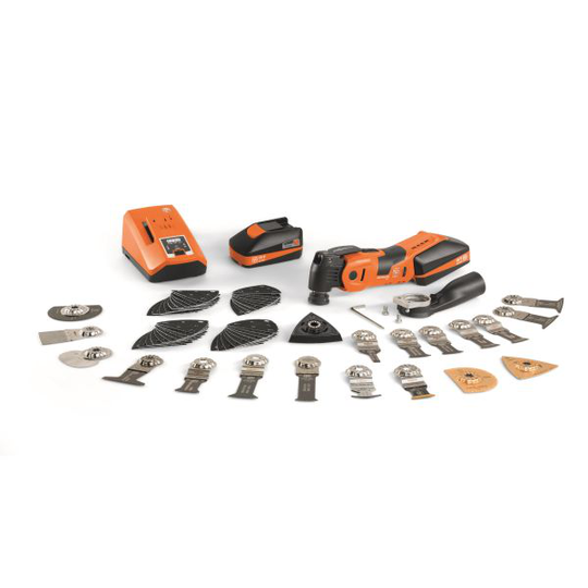 Fein MultiMaster AMM 700 Max Top Multiverktyg med batteri och laddare