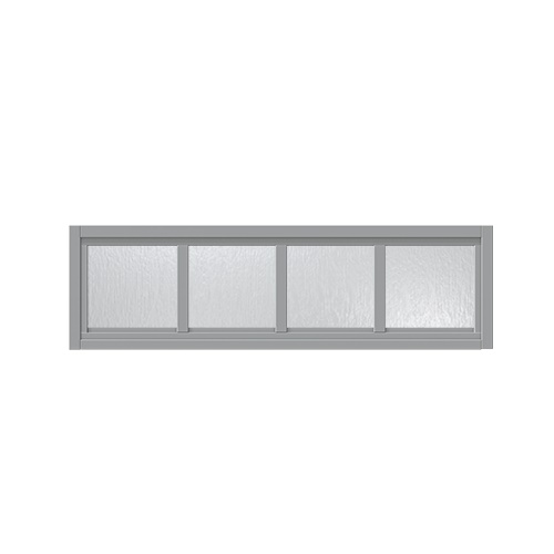 Överljus med spröjs Näs 13x3, Stengrå, Cotswoldglas