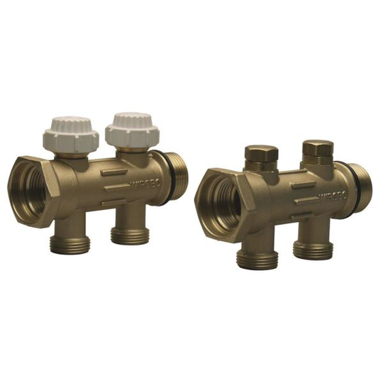 Uponor WGF 1 Fördelare c/c 50 mm 2x2 avstick