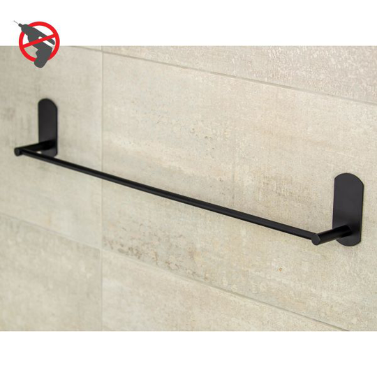 Design4Bath Profile Line Handduksstång mattsvart, borrfri