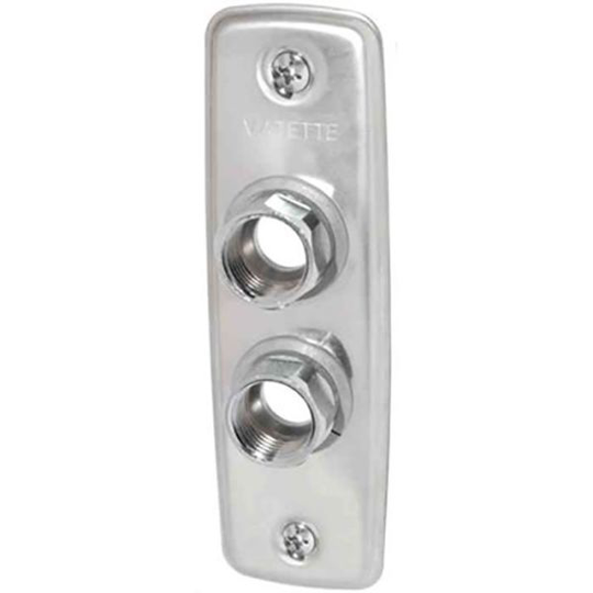 Vatette FG0125253 Väggbricka 2-håls, 16 mm