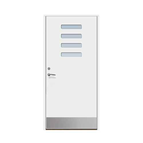 Ytterdörr Stabil Röshult 9 x 20, Högerhängd, Vit