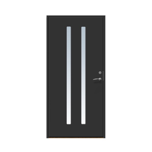 Ytterdörr Stabil Oxie 10 x 20, Vänsterhängd, Svart