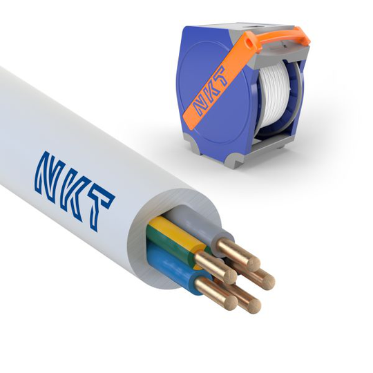 NKT EXQ XTRA Installationskabel 5G1.5 mm², 300/500V 400 m, qaddy