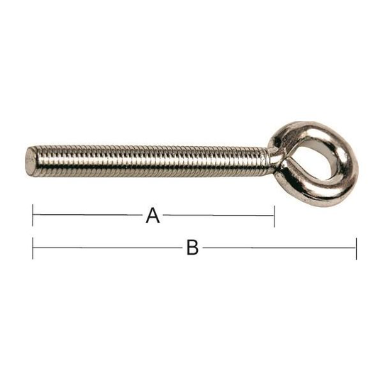 Arvid Nilsson 13510100 Skruvögla 5002 Z M10x100 mm, 50-pack
