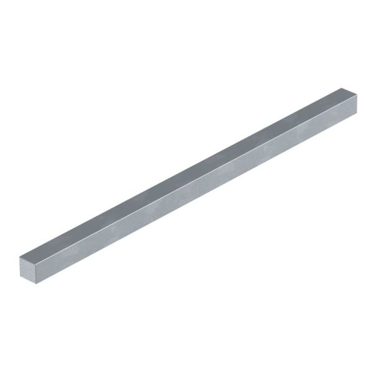 Obo Bettermann 5015723 Skena förnicklad mässing 212 mm, 14 moduler