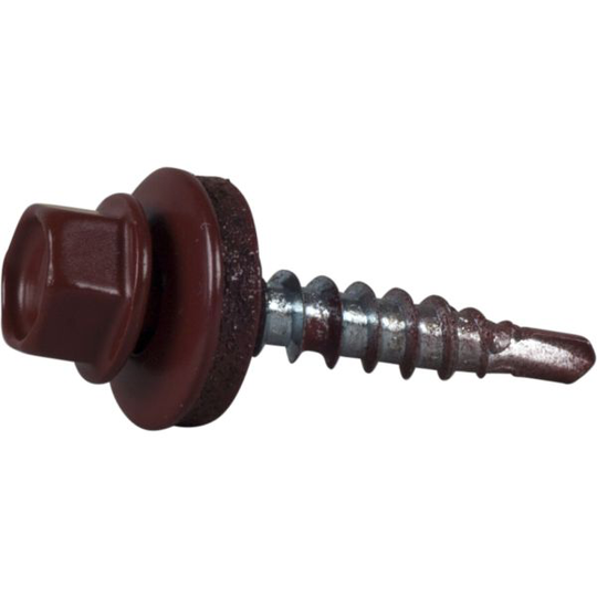 ESSVE 64913 Farmarskruv 4,8 x 28 mm, borrspets, 250-pack Roströd (RR29)