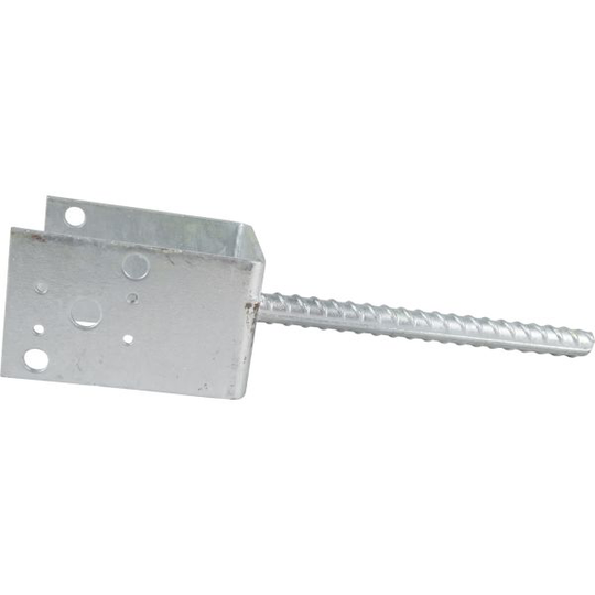 ESSVE 951625 Stolpsko 4 mm, typ U, förzinkad 96 x 70 x 114,5/200 mm