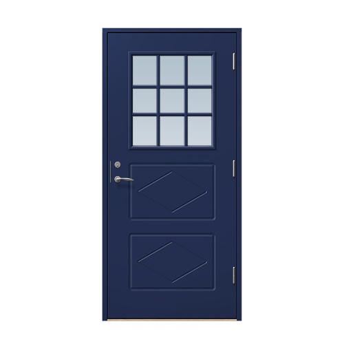 Ytterdörr Stabil Benarp 10 x 21, Högerhängd, Marinblå