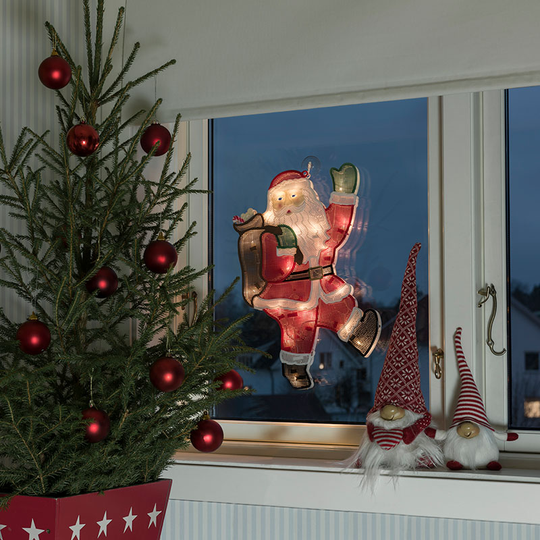 Siluett tomte med 20 LED 2850 Konstsmide