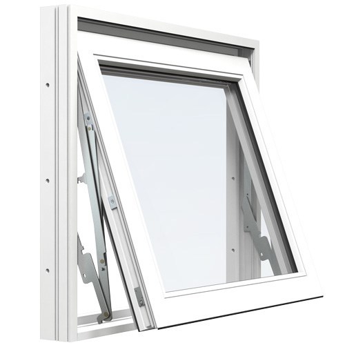 Energi Aluminium Vridfönster Vit, 14, 16
