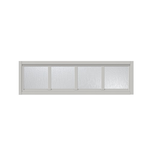 Överljus med spröjs Näs 15x5, Ljusgrå, Cotswoldglas