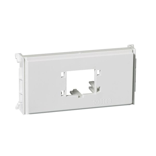 Schneider Electric 5971728 Monteringsbricka för modularjack, 1 modul 1 koppling