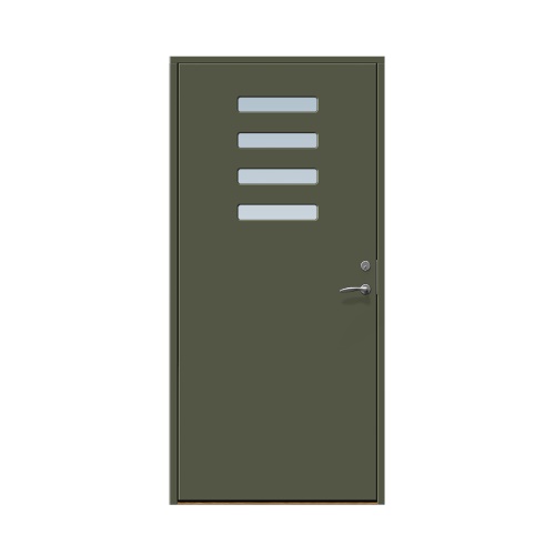 Ytterdörr Stabil Röshult 9 x 20, Vänsterhängd, Olivgrön