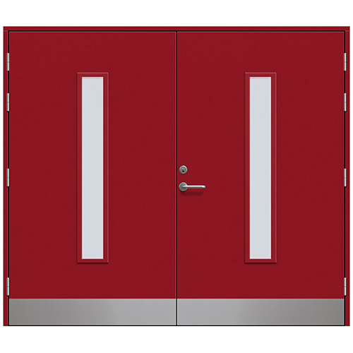 Slagport Stehag 2500 x 2100 mm, Hallonröd, Cotswoldglas