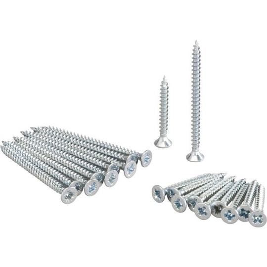 Elfa 471496 Konsolskruv förzinkad, 20-pack