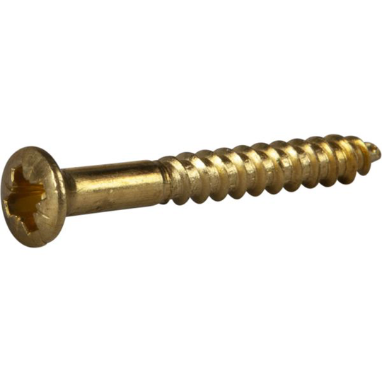 ESSVE 525175 Träskruv TKFX, mässing 3,5 x 30 mm, 10-pack