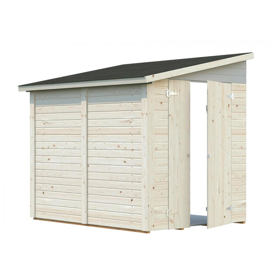 Fasadmonterat förråd Mia 3,7–5,5 m² Ingen, 3,7 m²