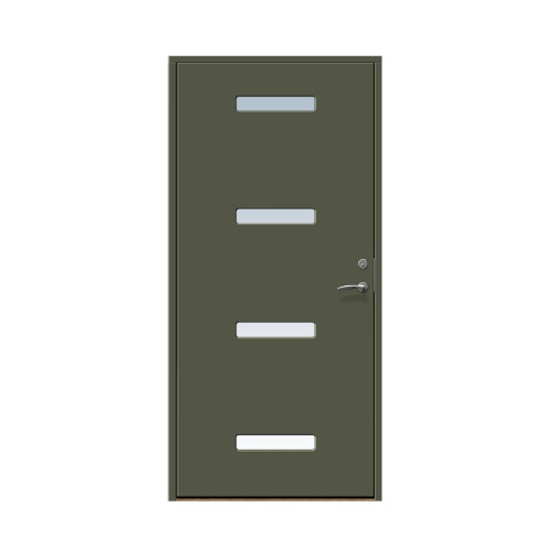 Ytterdörr Stabil Mellby 9 x 20, Vänsterhängd, Olivgrön