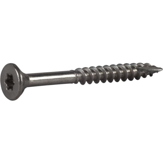 ESSVE ESSDRIVE Träskruv 5 mm Ø, försänkt, rostfri, A4 50 mm, 20-pack