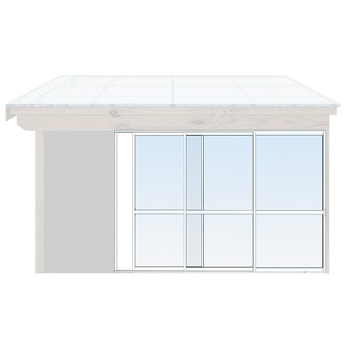 Skjutbara dörrar Sommar - Classic 224 cm - 3 luckor