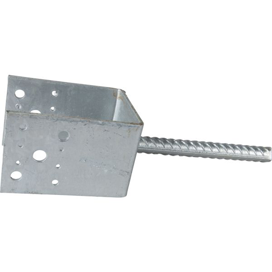 ESSVE 951630 Stolpsko 4 mm, typ U, förzinkad 100 x 90 x 137,5/200 mm
