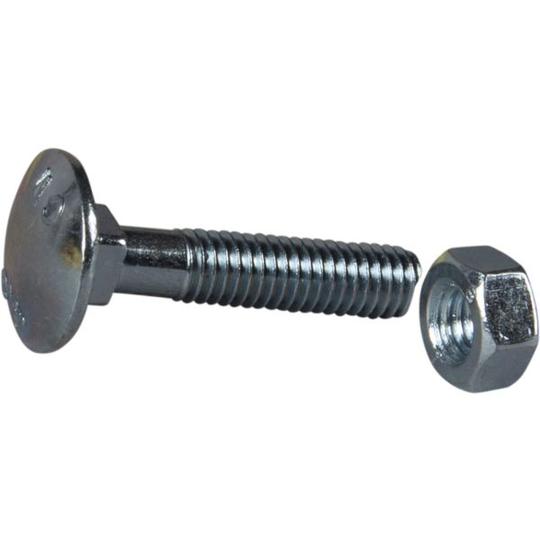 ESSVE 540102 Vagnsbult M6, förzinkad, 4-pack 30 mm