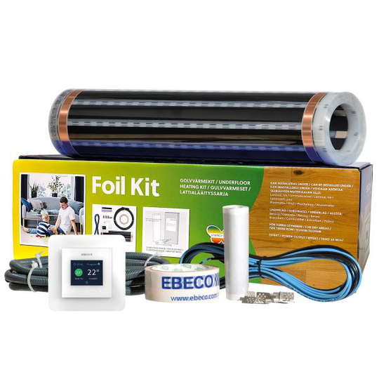 Ebeco Foil Kit 500 Golvvärmepaket för trä & laminat 10 m²