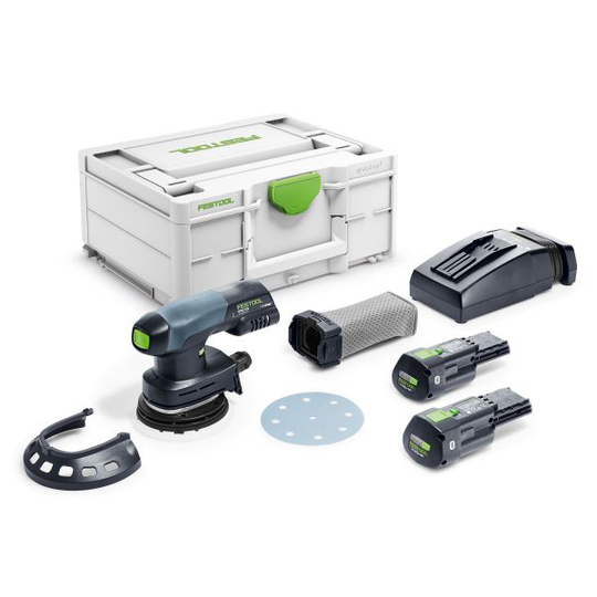 Festool ETSC 125 3,1 I-Plus Excenterslip med batteri och laddare