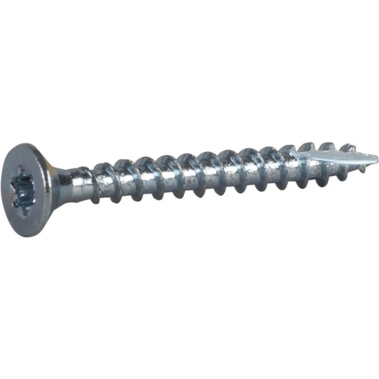ESSVE 423137 Träskruv 4 mm Ø, TX20, helgängad, försänkt, FZB 30 mm, 20-pack