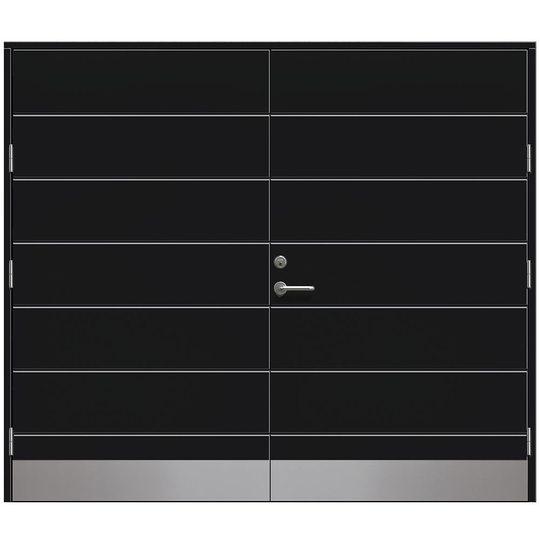 Slagport Dalby 2400 x 2000 mm, Svart