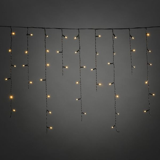 Konstsmide 4920-817 Istappsslinga startset svart, 2,39 m