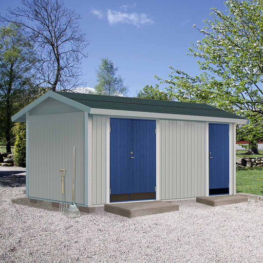 Inkl dörrar m trycke och lås Dalstorp 10 M² - Exklusiv Ingen