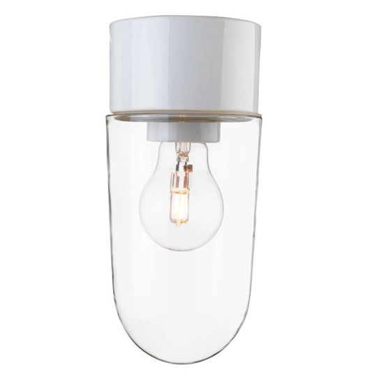 Ifö Electric Classic Stallglas Takarmatur E27 Svart