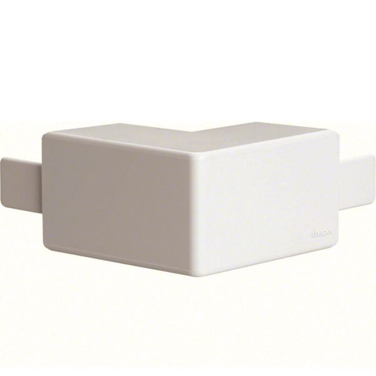 Hager M61429010 Ytterhörn 90°, vit 33 x 20 mm