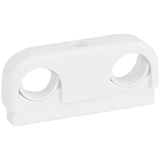 Faluplast Original 16900 Rörklämma dubbel, 22-28 mm, vit