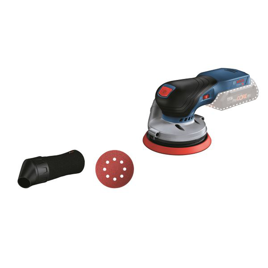 Bosch GEX 18V-125 Excenterslip utan batteri och laddare