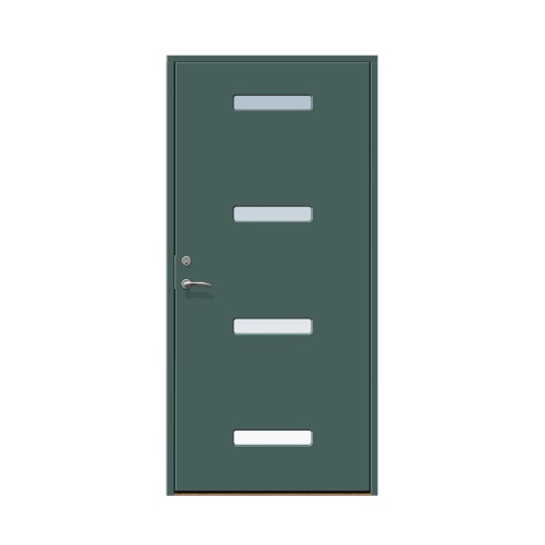 Ytterdörr Stabil Mellby 10 x 21, Högerhängd, Skogsgrön