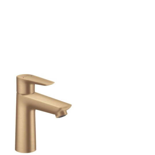 Hansgrohe Talis E 110 71712140 Tvättställsblandare utan lyftventil, borstad brons