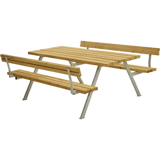 BÄNKBORD ALPHA 177 2 RYGGSTÖD PLUS