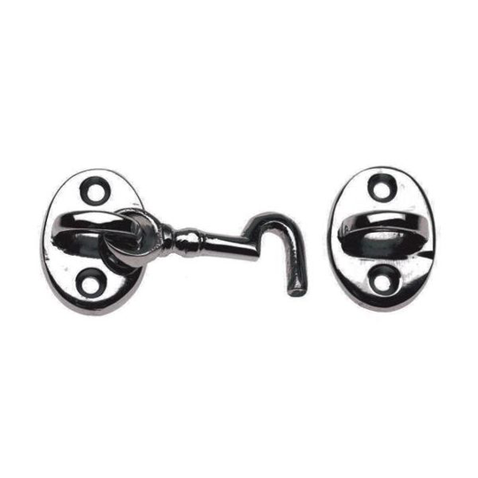 Habo 7408 CH Kajuthake mässing 110 mm