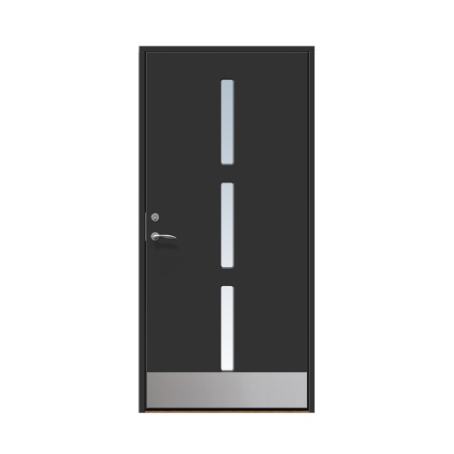Ytterdörr Stabil Lund 9 x 20, Högerhängd, Svart