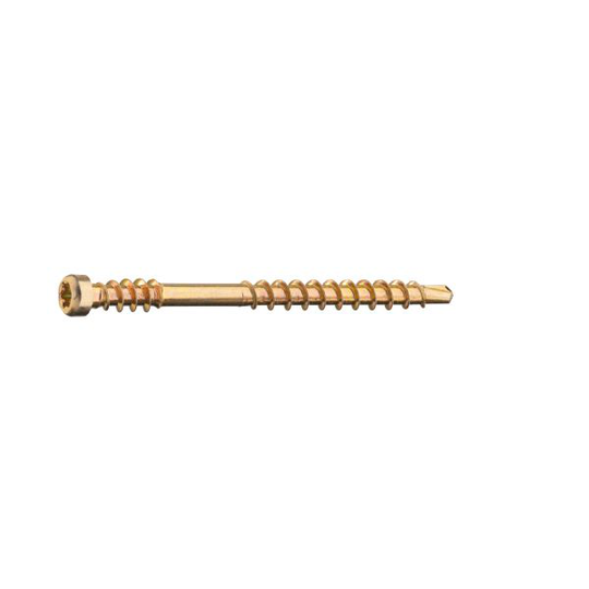 Grabber LTX48CH200 Listskruv med bits, gulkrom 3,3 x 48 mm, 200-pack