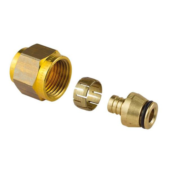 Uponor 1881328 Kopplingsset mässing, G15