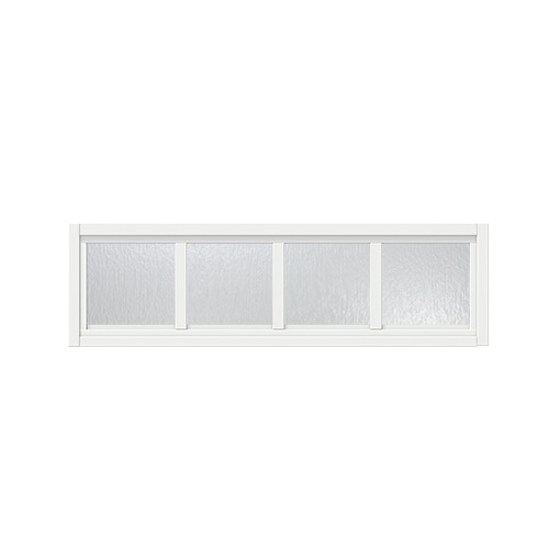 Överljus med spröjs Näs 10x4, Vit, Cotswoldglas