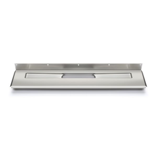 Unidrain 7121901 Avloppsarmatur öppen, rostfritt stål 900 mm